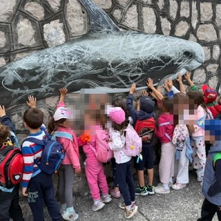 Bordighera, alla scoperta del Santuario Pelagos: lezione all'aperto per gli alunni della scuola dell'infanzia "Rodari" (Foto)