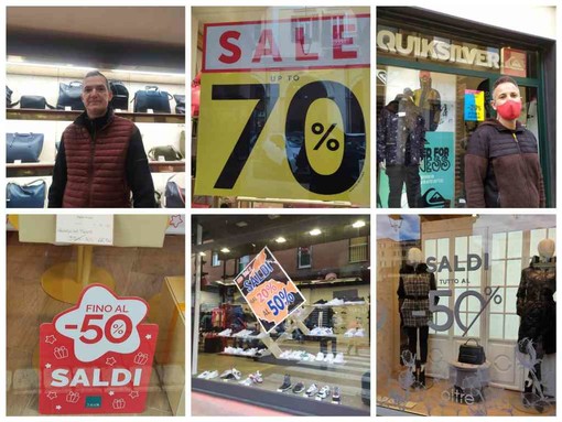 Primo giorno di saldi a Imperia tra coronavirus e cashback, i commercianti: "Speriamo in una boccata d'ossigeno" (foto e video) Primo giorno di saldi a Imperia tra coronavirus e cashback, i commercianti: "Speriamo in una boccata d'ossigeno" (foto e video)