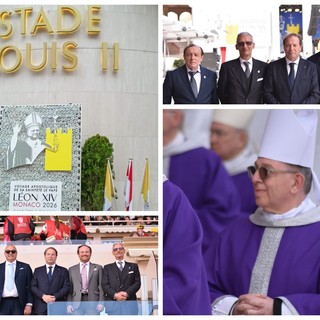 Sindaci, religiosi e fedeli dell'estremo Ponente ligure a Monaco per Papa Leone XIV (Foto)