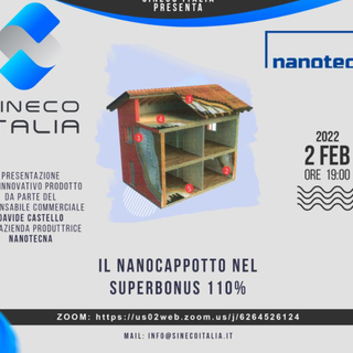 Edilizia nel boom del 110%: Sineco Italia presenta il nanocappotto