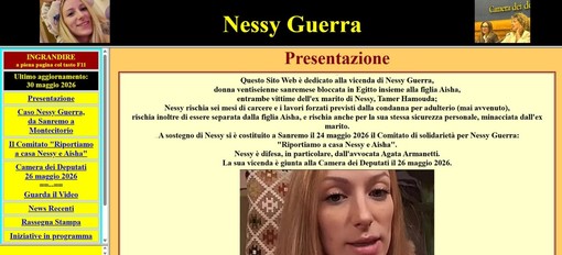 Caso Nessy Guerra, nasce un sito dedicato alla vicenda: “Per riportare a casa lei e la bimba Aisha” Caso Nessy Guerra, nasce un sito dedicato alla vicenda: “Per riportare a casa lei e la bimba Aisha”