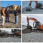 Vallecrosia al Mare, sistemazione e pulizia delle spiagge: al via i lavori (Foto)