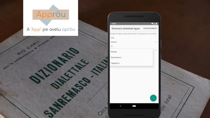 Sanremo: nasce un'app per conoscere il dialetto sanremasco, arriva Appröu