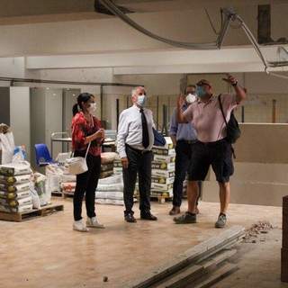 Imperia, inizio dell'anno scolastico: sopralluogo del sindaco Scajola. "Interventi negli istituti quasi conclusi" (Foto)