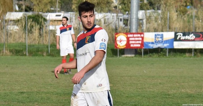 Simone Burdisso, attaccante dell'Ospedaletti