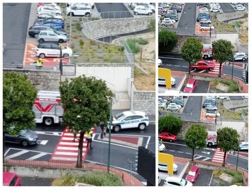 Ventimiglia, siepe a rischio crollo in corso Genova: traffico deviato (Foto)