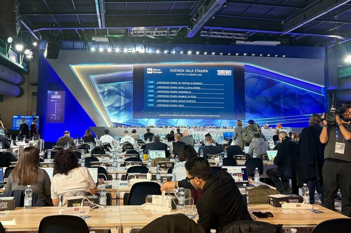 76° Festival di Sanremo: oltre 1400 gli accreditati nelle due sale stampa 76° Festival di Sanremo: oltre 1400 gli accreditati nelle due sale stampa