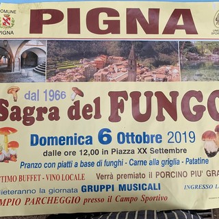 Pigna: domenica torna la Sagra del Fungo, una delle più longeve dell'entroterra