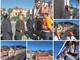 Imperia: le due gru del porto di Oneglia donate al Comune, il Sindaco sale in cima e annuncia "Un concorso di idee", per il riutilizzo a fini turistici (Foto e video dall'alto)