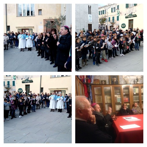 Santo Stefano al Mare: iniziata la visita pastorale del Vescovo Antonio Suetta, oggi l'incontro con le autorità e la benedizione della caserma dei Carabinieri