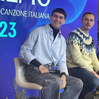 Sanremo 2023, Sethu: &quot;Essere a Sanremo con mio fratello è già una vittoria&quot; (foto e video)