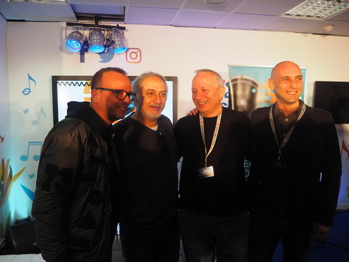 Le immagini dell'incontro a Casa Sanremo