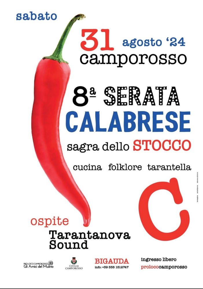 Sagra dello stocco, a Camporosso torna la serata calabrese (Foto)