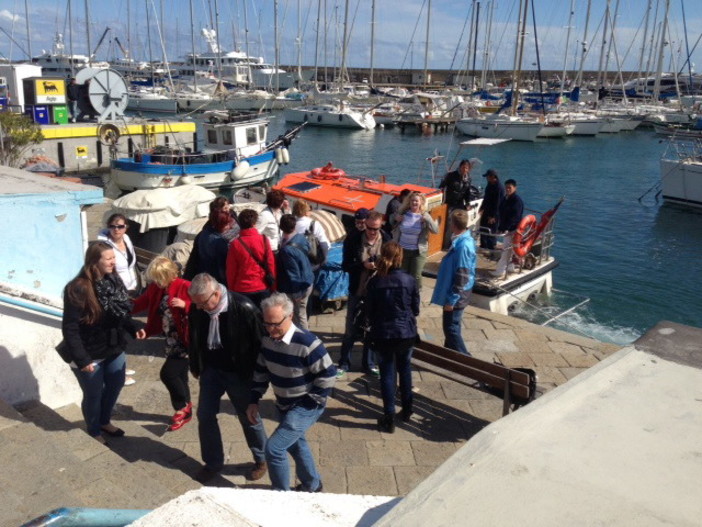 Lo sbarco dei croceristi