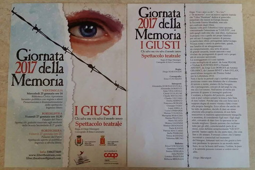 Ultimi giorni di prove per 'Liber Theatrum' per le rappresentazioni in occasione della 'Giornata della Memoria' Ultimi giorni di prove per 'Liber Theatrum' per le rappresentazioni in occasione della 'Giornata della Memoria'