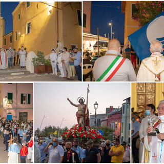 Un San Giovanni all'insegna della normalità per Riva Ligure: la cerimonia religiosa torna a incontrare la bandiera blu