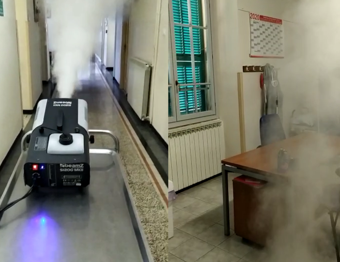 Emergenza Coronavirus: ad Imperia sanificati i locali della sede centrale dell'ISAH Emergenza Coronavirus: ad Imperia sanificati i locali della sede centrale dell'ISAH