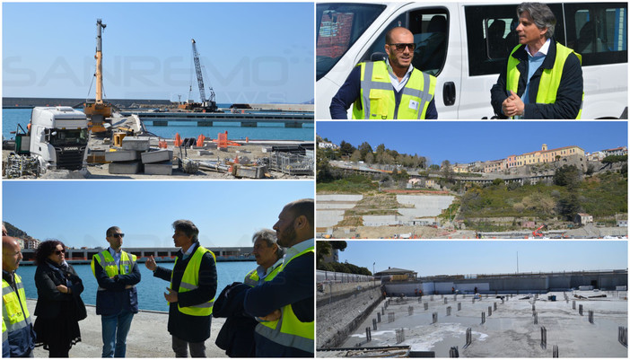 Ventimiglia: rappresentanti sindacali in visita a Cala del Forte. “Siamo contenti di vedere finalmente lo sviluppo di questo progetto” (Foto e Video)