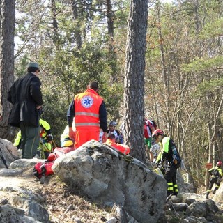 Incidente tra Perinaldo e San Romolo, soccorso biker caduto sullo sterrato