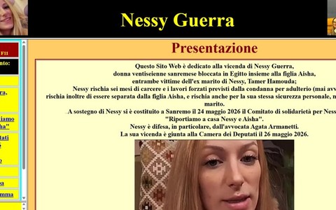 Caso Nessy Guerra, nasce un sito dedicato alla vicenda: “Per riportare a casa lei e la bimba Aisha”
