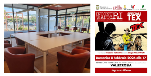 Speciale Tex a Vallecrosia, Frederic Volante ospite d'onore a "Incontri con gli autori" (Foto)