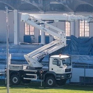 Calcio, Sanremese. Prosegue il restyling dello stadio Comunale, il presidente Masu: "Auspichiamo una concessione almeno decennale"