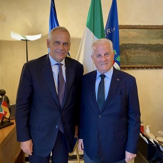 Imperia, il sindaco Scajola incontra il capo della Polizia Giannini: "A confronto sulla sicurezza nella nostra provincia"
