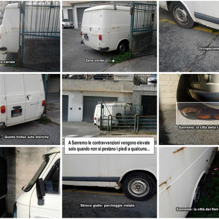 Sanremo: lettore ci segnala una situazione di degrado ed un furgone abbandonato Sanremo: lettore ci segnala una situazione di degrado ed un furgone abbandonato