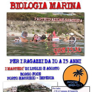 Imperia: iscrizioni aperte per i corsi di snorkeling per bambini insieme al Comune ed all'ASD Informare