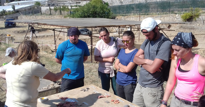 Ventimiglia: iniziata la campagna di scavo archeologico presso il sepolcreto tardoantico della città romana di Albintimilium