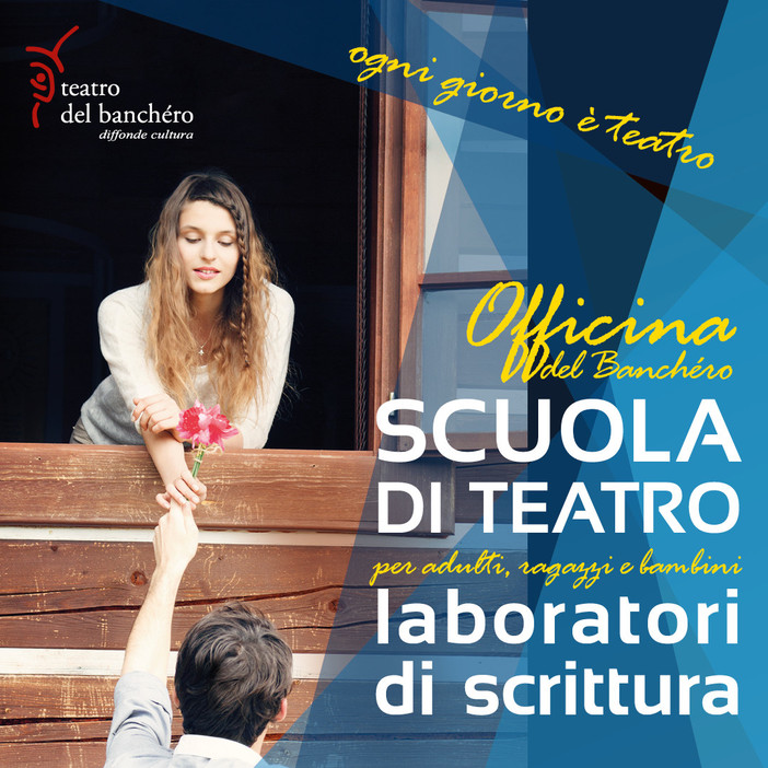Scuola di Teatro Banchéro Officina al via il 1° ottobre. Attesi oltre 130 iscritti, suddivisi per età, tra Bordighera e Taggia