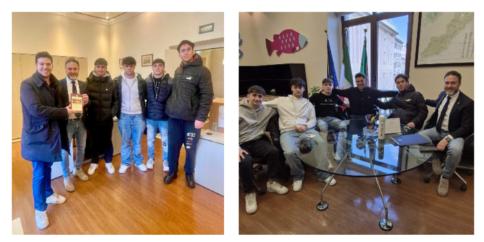 Ventimiglia, studenti del Fermi-Polo-Montale incontrano l'assessore regionale Alessandro Piana (Foto)