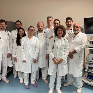 Lo staff di Pneumologia col Primario Claudio De Michelis