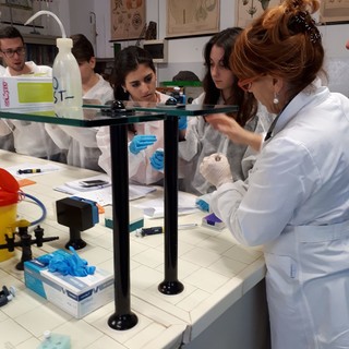 Sanremo: interessanti attività di laboratorio di biotecnologie all'Istituto Colombo, ieri il seminario con l'Università di Genova
