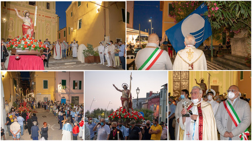 Un San Giovanni all'insegna della normalità per Riva Ligure: la cerimonia religiosa torna a incontrare la bandiera blu Un San Giovanni all'insegna della normalità per Riva Ligure: la cerimonia religiosa torna a incontrare la bandiera blu