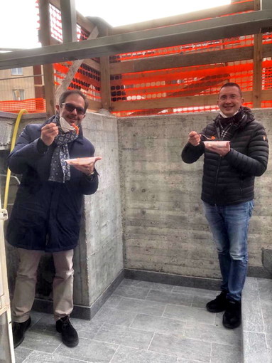 Bordighera: sopralluogo del sindaco Ingenito e dell'assessore Gnutti a mensa scolastica di via Pelloux Bordighera: sopralluogo del sindaco Ingenito e dell'assessore Gnutti a mensa scolastica di via Pelloux