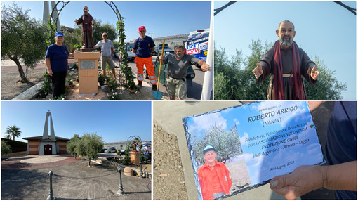 Una statua di Padre Pio per la Comunità di Riva Ligure: il regalo della Protezione Civile anche in memoria di 'Nanin' (Foto) Una statua di Padre Pio per la Comunità di Riva Ligure: il regalo della Protezione Civile anche in memoria di 'Nanin' (Foto)