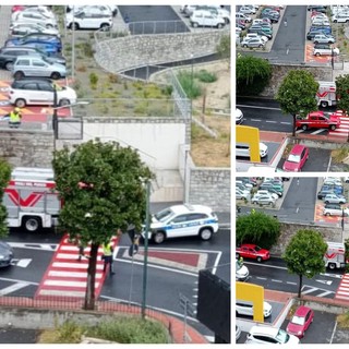 Ventimiglia, siepe a rischio crollo in corso Genova: traffico deviato (Foto)