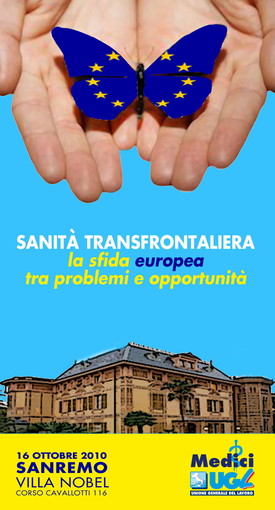 Sanremo: sabato tavola rotonda sulla sanità transfrontaliera