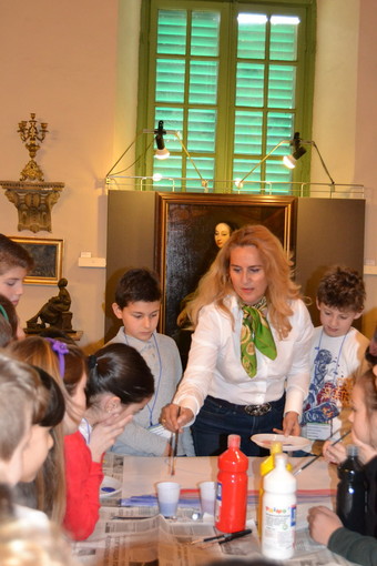 Sanremo: questa mattina al Museo Civico, laboratorio sul colore con i bambini della scuola primaria di Camporosso