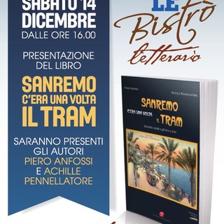 Domani, presentazione libro 'Sanremo c'era una volta il Tram' di Achille Pennellatore e Piero Anfossi Domani, presentazione libro 'Sanremo c'era una volta il Tram' di Achille Pennellatore e Piero Anfossi