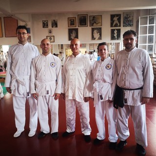 Gli allievi della scuola Kung fu di Camporosso brillano agli esami di passaggio a Milano