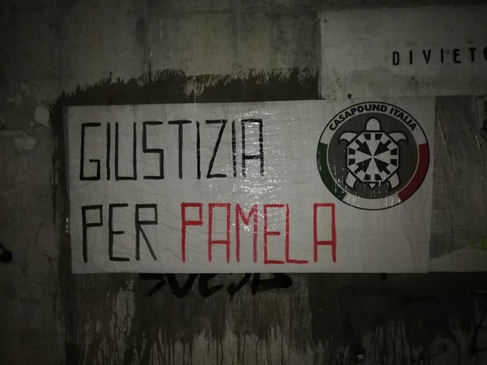 'Giustizia per Pamela', anche ad Imperia uno striscione di CasaPound affisso in più di 100 città 'Giustizia per Pamela', anche ad Imperia uno striscione di CasaPound affisso in più di 100 città