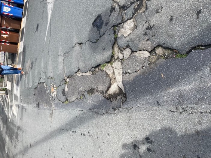 Viabilità a Sanremo, "salita Melandri è un disastro": la segnalazione (Foto)