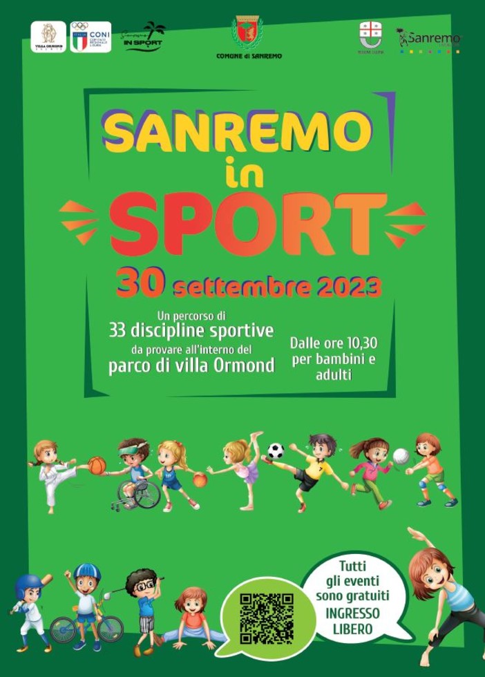 Villa Ormond diventa una palestra a cielo aperto con la ‘Festa dello sport – Sanremo in Sport’ Villa Ormond diventa una palestra a cielo aperto con la ‘Festa dello sport – Sanremo in Sport’