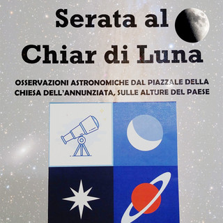 Stasera a San Biagio, "Serata al Chiar di Luna" per scoprire il cielo stellato e l'astronomia Stasera a San Biagio, "Serata al Chiar di Luna" per scoprire il cielo stellato e l'astronomia