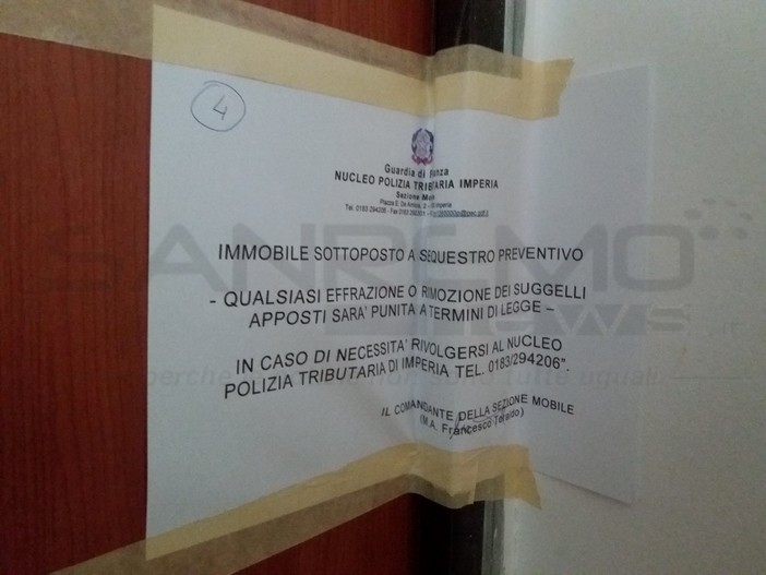 Ventimiglia: posti sotto sequestro dalla Guardia di Finanza i locali dell’immobile ex Enaip
