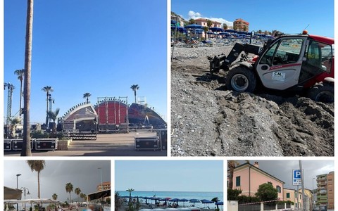 'Super Karaoke' a Ventimiglia, i preparativi creano disagi in città (Foto)