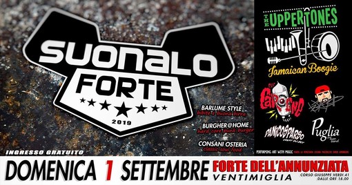 Ventimiglia: 'Suonalo forte', tanta musica in programma domenica 1° settembre