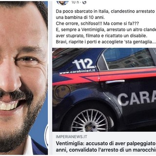 Gravi episodi di cronaca a Ventimiglia: interviene il leader della Lega, Salvini "Bravi, riaprite i porti e accogliete 'sta gentaglia" Gravi episodi di cronaca a Ventimiglia: interviene il leader della Lega, Salvini "Bravi, riaprite i porti e accogliete 'sta gentaglia"